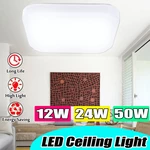 12/24/50W LED Ceiling Lights Panel Down Square Kitchen Bathroom Room Wall Lamp