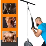 9 In 1 1.4/1.8/2.0/2.5M Fitness Pulley Cable Machine System Training Triceps Biceps Shoulders Chest Arm Hand Strength Tr