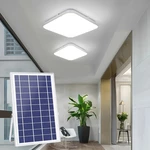 25W/50W/100W/150WSolar Lights LED Ceiling Lamp Indoor&Outdoor Home Solar Light Remote Control SolarGarden Yard Patio