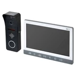 Dverný videotelefón EMOS EM-10AHD (H3010) dverový videotelefón • ovládanie zámku, pojazdu brány • napájanie monitora: 12 V DC • 7" farebná obrazovka •