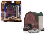 1970 Chevrolet Chevelle SS (Unrestored) with "Barn Finds" Resin Facade Diorama "Lost Legend" Series 1/64 Diecast Model Car by Johnny Lightning