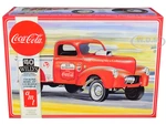Skill 3 Model Kit 1940 Willys Gasser Pickup Truck "Coca-Cola" 1/25 Scale Model by AMT