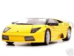 Lamborghini Murcielago Roadster Yellow 1/18 Diecast Model Car by Maisto