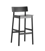 Barová stolička "Pause 2.0", 75 cm, 2 varianty - Woud Varianta: jaseň, čierny lak