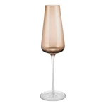 Súprava 2 hnedých pohárov na sekt Blomus Belo, 200 ml