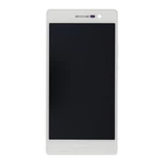 LCD + dotyk + přední kryt (separated) pro Huawei P7, white ( OEM )