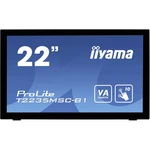 Iiyama T2235MSC-B1 dotykový monitor En.trieda 2021: F (A - G)  54.6 cm (21.5 palca) 1920 x 1080 Pixel 16:9 6 ms USB, VGA