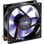 NoiseBlocker BlackSilent X1 PC vetrák s krytom  (š x v x h) 80 x 80 x 25 mm