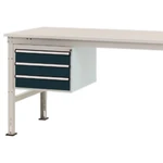 Manuflex ZB4614.7016  Spodná konštrukcia domu, stacionárne, využiteľná výška 300 mm s 3 zásuvkami. Pre hĺbku stola 1200