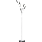 WOFI Midu 3193.05.01.0000 LED stojaca lampa  25 W teplá biela chróm