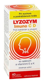 LYZOZYM Imuno C D 40 tbl. na cmúľanie