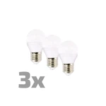 LED izzó Solight 6W, E14, 3000K, 450lm - 3db/csomagolás