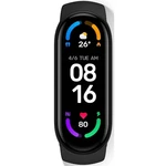 Fitness náramok Xiaomi Mi Band 6 (32093) čierny fitness náramok • 1,56" AMOLED displej • dotykové ovládanie • Bluetooth • akcelerometer • gyroskop • k