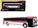 MCI Classic City Bus Liberty Lines Express "BXM Fifth Ave. Manhattan" "Vintage Bus &amp; Motorcoach Collection" 1/87 (HO) Diecast Model by Iconic Rep