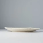 MADE IN JAPAN Mělký talíř s nepravidelným okrajem Grey Crazed 27 cm