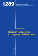 Research Perspectives in Language and Education