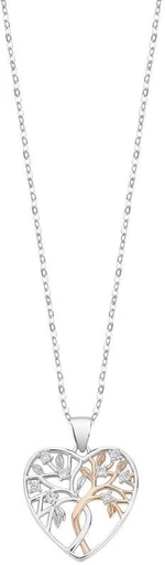 Lotus Silver Módní stříbrný náhrdelník strom života LP3304-1/1