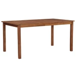 Garden Table 59.1"x35.4"x29.1" Solid Acacia Wood