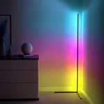 BlitzWolf® BW-FLT1 Corner Floor Lamp with RGB Colorful Lighting Effect 68 Dynamic Light Modes RF Remote Control Designed
