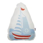 Detský vankúšik s prímesou bavlny Mike & Co. NEW YORK Pillow Toy Boat, 30 x 37 cm
