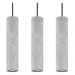 Betónové závesné svietidlo Nice Lamps Fadre, dĺžka 40 cm