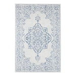 Modro-krémový vonkajší koberec NORTHRUGS Tilos, 200 x 290 cm