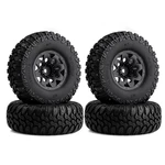 4PCS 1.9 inch Wheel Tires for 1/10 SCX10 90046 TRX4 D90 Yikong RGT RedCrawler Truck RC Car Vehicles Spare Parts