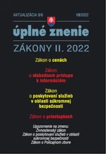 Aktualizácia II/6 2022 – Sloboda informácií, Zákon o cenách