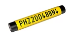Partex PHZF20024BN9, bílá, plochá smršťovací bužírka, 100m, PHZ smršťovací bužírka certifikovaná