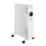 Olejový radiátor Concept RO3309 biely olejový radiátor • príkon 2 000 W • 3 stupne výkonu • 9 rebier • termostat • funkcia proti zamrznutiu • držadlo 