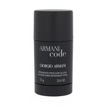 Giorgio Armani Code 75 ml deodorant pro muže deostick