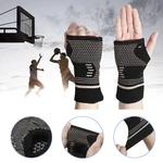 KALOAD 1PC Copper Infused Wrist Sleeve Palm Hand Support Outdoor Sports Bracer Support Fitness Protective Gear