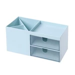 Desktop Organizer Storage Box ABS Space Saving Pen Holder Container Organize Stationery Office Supplies Ideal Gifts for