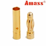 Amass 3.0mm Gold-Plateda€?copper Banana Plug AM-1001B Male & Female