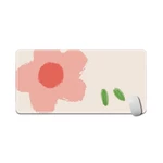 800*300*3MM Extra Large Mouse Pad Girl/Stroll/Flower Pattern Keyboard Mat Anti-Slip Rubber Thickened Locked Edge Keyboar