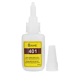 BAIHERE 401 High Strength Quick Drying Glue Instant Strong Adhesive High Temperature Low Bloom 20g
