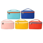 High Capacity Portable Cosmetic Bag PU Pencil Stationery Supplies Storage Bag School Home Office Supplies