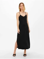 Black Women's Satin Basic Maxi-Dresses on Hangers JDY Ruby - Women