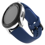 Remienok FIXED Silicone Strap 20mm na smartwatch (FIXSST-20MM-BL) modrý remienok k inteligentným hodinkám • univerzálny • materiál silikón • rýchloupí