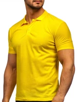Žluté pánské polo s límečkem polokošile BolfGD02