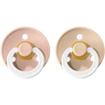 BIBS Colour Natural Rubber Size 2: 6+ months dudlík Blush Night / Vanilla Night 2 ks BIBS Colour Natural Rubber Size 2: 6+ months dudlík Blush Night / Vanilla Night 2 ks