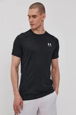 Tréningové tričko Under Armour čierna farba, jednofarebné, 1361683