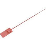 Stahovací pásek - plomba TRU COMPONENTS 1457897, 140 mm, červená, 1 ks