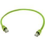 Síťový kabel RJ45 Telegärtner L00001A0139, CAT 6A, S/FTP, 2.00 m, zelená
