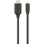 HDMI kabel Belkin [1x HDMI zástrčka - 1x micro HDMI zástrčka D] černá 3.00 m