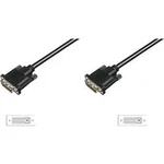 DVI kabel Digitus [1x DVI zástrčka 24+1pólová - 1x DVI zástrčka 24+1pólová] černá 2.00 m