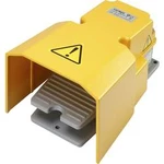 Nožní/ruční tlačítko s ochranným krytem TRU COMPONENTS XF-502, 250 V/AC, 15 A, 1 spínací kontakt, 1 rozpínací kontakt, 1 ks