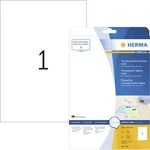 Herma 4375 etikety 210 x 297 mm poylesterová fólie transparentní 25 ks permanentní univerzální etikety, etikety odolné proti vlivům počasí