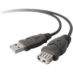 USB 2.0 prodlužovací kabel Belkin F3U134R3M, 3.00 m, černá