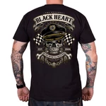 Triko BLACK HEART Old School Racer  černá  M